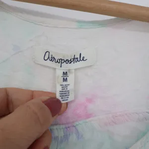 Aeropostale Tank Top Womens M Tie Dye Multicolor Button Down Sleeveless thumbnail 3