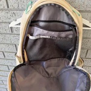The North Face Vault Laptop Backpack Cream Granola Girl Hiking Outdoor thumbnail 9