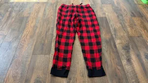 Old Navy Buffalo Red/Black Plaid Pajama Jogger Pants Women Size Medium Holiday thumbnail 7