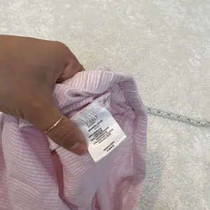 Brandy Melville John Galt Womens Striped Pink Anastasia Pants Linen Costal Preppy College Tomato thumbnail 6
