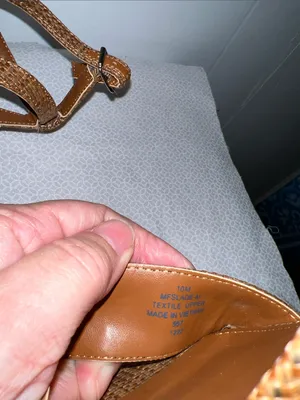 Marc Fisher Brown Woven Platform Block Heels thumbnail 6