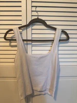 Abercrombie Corset Tank Top White thumbnail 2