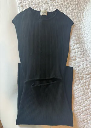 Aritzia Wilfred Free Ribbed Cutout Mini Dress thumbnail 3