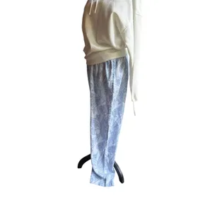 Lauren Ralph Lauren Blue Paisley Pajama Lounge Pants Women's Medium 100% Cotton thumbnail 8