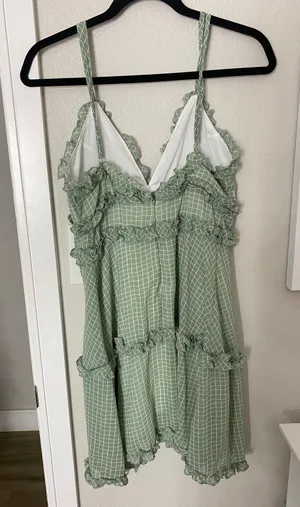 spring dress Green Size M thumbnail 3