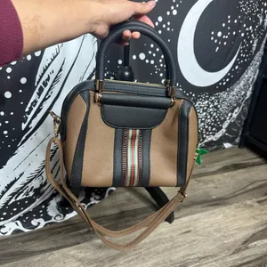 & Other Stories Brown and black shoulder and hand bag thumbnail 5