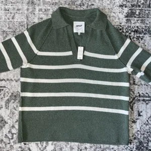 Aerie Unreal Polo Sweater thumbnail 2