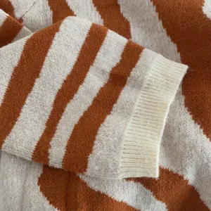 NWT STORIA Zebra Crop Sweater thumbnail 7