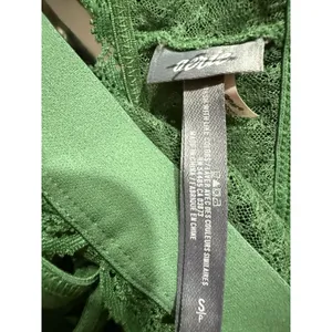 Aerie Bra Womens Small Fa La Lace‎ Longline Bralette Green Alpine S thumbnail 4
