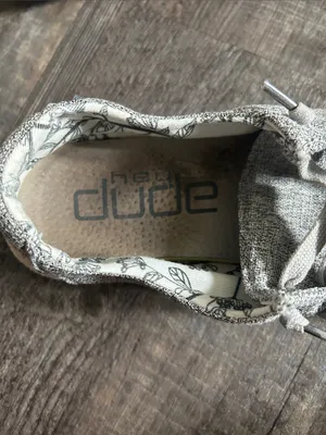 Hey Dude Wally Linen Slip-On Sneakers in Heather Gray thumbnail 3
