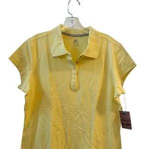 Nike Women's Yellow Polo Shirt XL Short Sleeve Casual Top‎ NWT thumbnail 3
