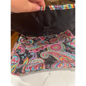 Vera Bradley On The Go Crossbody Messenger Tote‎ Parisian Paisley Laptop Tablet thumbnail 5