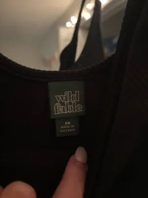 Wild Fable Black ribbed athletic bodysuit thumbnail 4