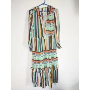 Anthropologie Marais Maxi Tiered Dress Printed Chiffon thumbnail 6