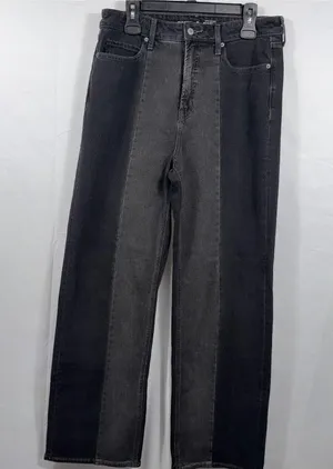 Old Navy Sky-Hi Wide Leg Jeans Women’s Size 10 Tall Black Wash thumbnail 1