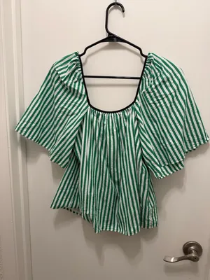 Tuckernuck Pomander Place Green Celia Top Size XS thumbnail 5
