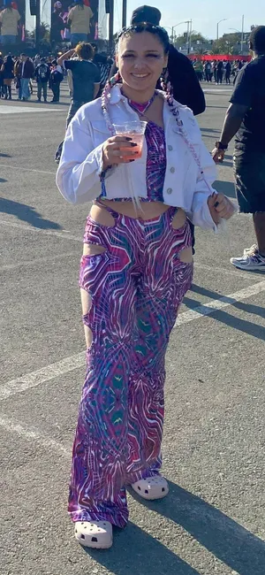 Matching 2 Piece Set Purple thumbnail 4