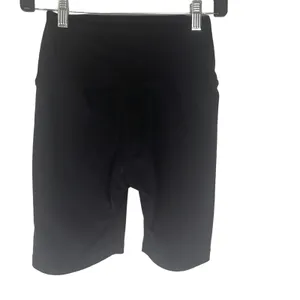 Aerie Women's Small Chill Play Move High Waisted‎ Black Biker Shorts thumbnail 4