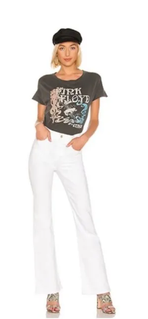 Nobody Denim Jacqueline‎ Flare High Rise white Jeans size 28 thumbnail 1