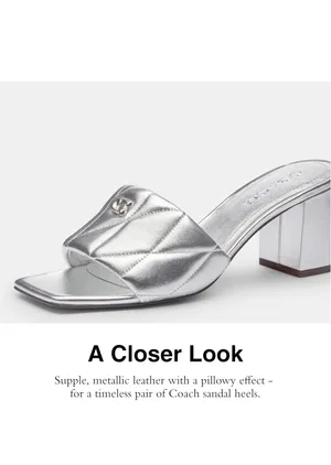 Coach Heels Silver thumbnail 4