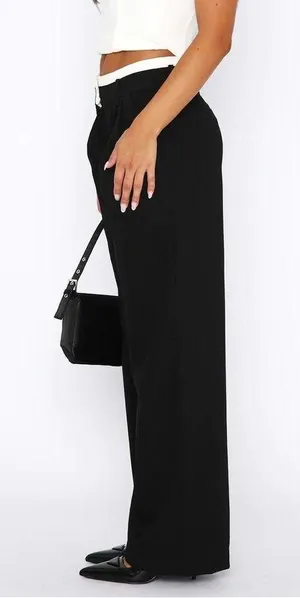 NWT Celebrate Beauty Pants Black Size Medium thumbnail 3