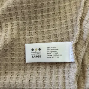 Three Dots Thermal Pullover Hoodie Size Large thumbnail 9
