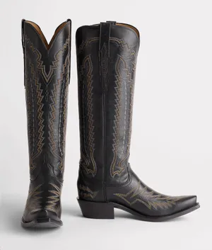 Lucchese Priscilla Black Boots thumbnail 1