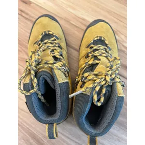 Clorts Wm 7 Uneebtex Hiking Boots Yellow Suede Waterproof Mid Top Outdoor Hiking thumbnail 6
