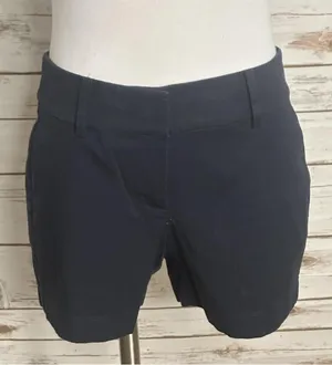 Ann Taylor City Short black tailored shorts 4P classic old money preppy polished thumbnail 1