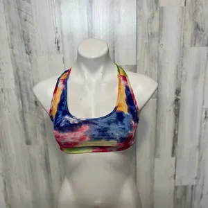 Tie Dye Sports top & High Waisted Leggings Activewear Set Small | Stretch Workou thumbnail 2