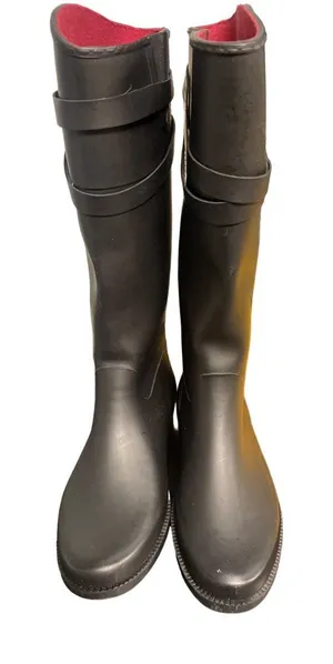 Tommy Hilfiger Women's Black Shoes/Rainboots Size 8 SKU 1794 thumbnail 1