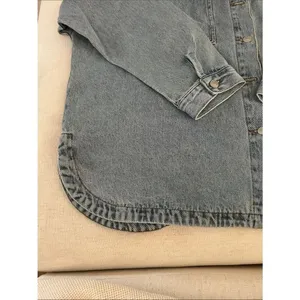 Hudson Denim Button-up Oversized Denim Shirt Jacket in Retro Wash NWT, Size XXL thumbnail 6