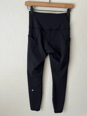 Lululemon Wunder Train High-Rise leggings with Pockets 25" black 6 thumbnail 7
