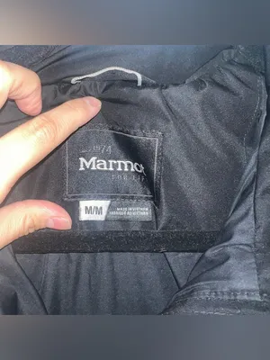 Marmot Black Long Puffer Jacket Size: Medium thumbnail 3