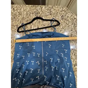 NWT Anthropologie Maeve Brynne spaghetti strap mini dress Martini glass Size 18W thumbnail 13