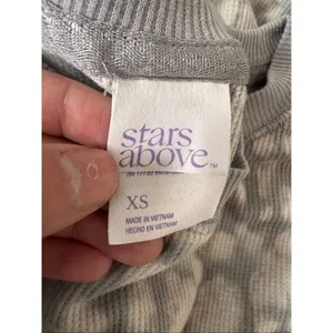Stars Above Gray Leopard Waffle Knit Pajama Set Women’s XS thumbnail 5