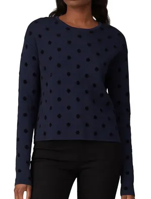 Thakoon Collective Polka Dot Sweater Blue thumbnail 1