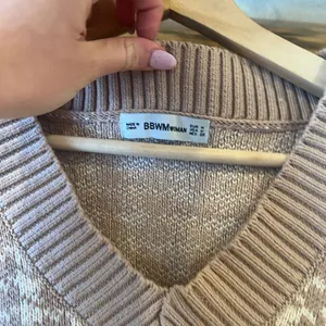 V Neck Sweatervest Houndstooth thumbnail 4