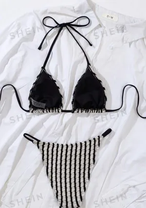 Striped Bikini Set Multi thumbnail 2