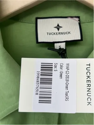 New Tuckernuck Pistachio Green Chloe Midi Dress S Belted Collared Moir Classic thumbnail 12