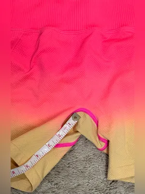 PINK Ombré high waisted shorts size S thumbnail 6