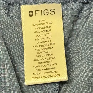 Figs Women’s Scrubs Jogger E.A.C Heathered Denim Big Sky W20SW2009‎ XS thumbnail 9