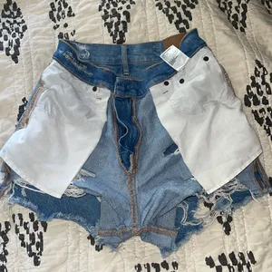 American Eagle HW Jean Shorts Size 0 thumbnail 6