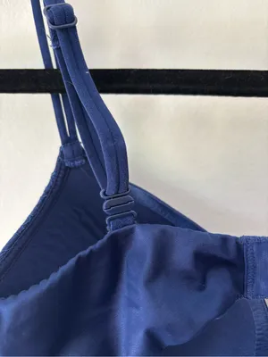 Victoria’s Secret Blue Lace Satin Very Sexy Push Up Bra Adjustable Straps 32D thumbnail 5