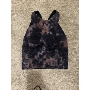 Lululemon Key To Balance Tank Top Size 4 Diamond Dye Graphite Grey Pink Pastel thumbnail 3