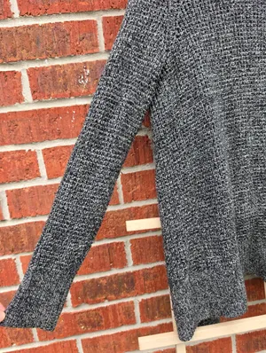 Banana Republic Tumbled Pebble Wool Blend Open Shawl Cardigan Size Small thumbnail 8