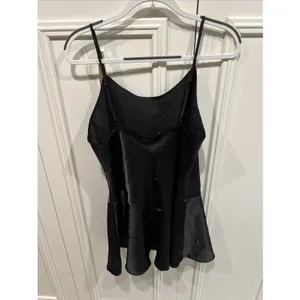 Vintage 90s Victoria's Secret Collection Black Slip Chemise Lingerie thumbnail 3
