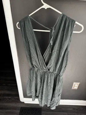 Zenana romper green size small thumbnail 2