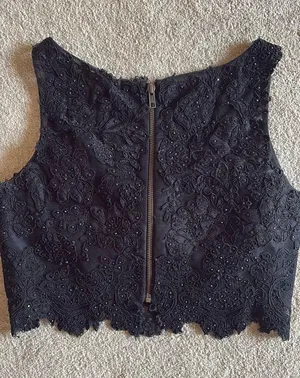 Sherri Hill Prom Two-Piece Dress Black thumbnail 2