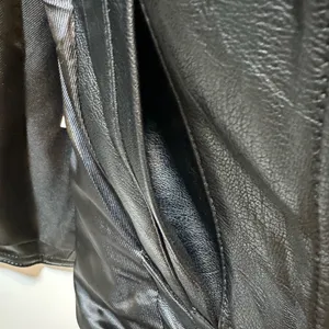 Classic Black faux Leather Jacket thumbnail 5
